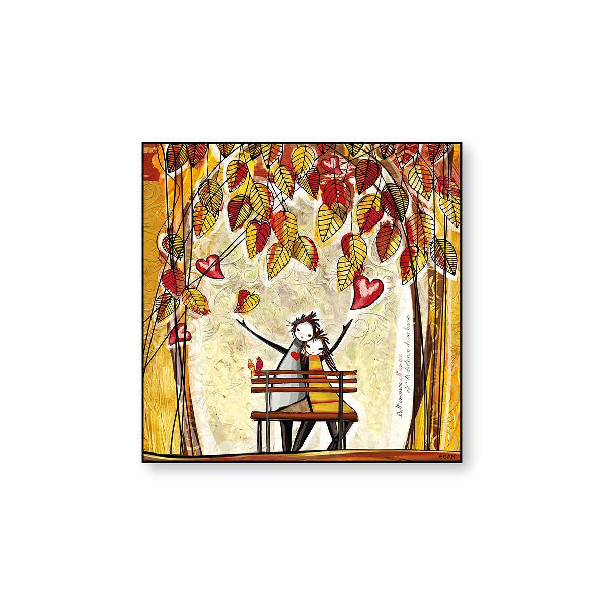 Quadro You & Me "Autunno" 50X50